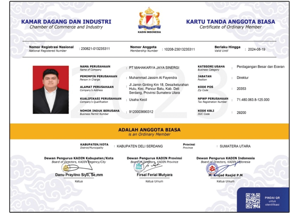 Kamar Dagang dan Industri Indonesia (KADIN)